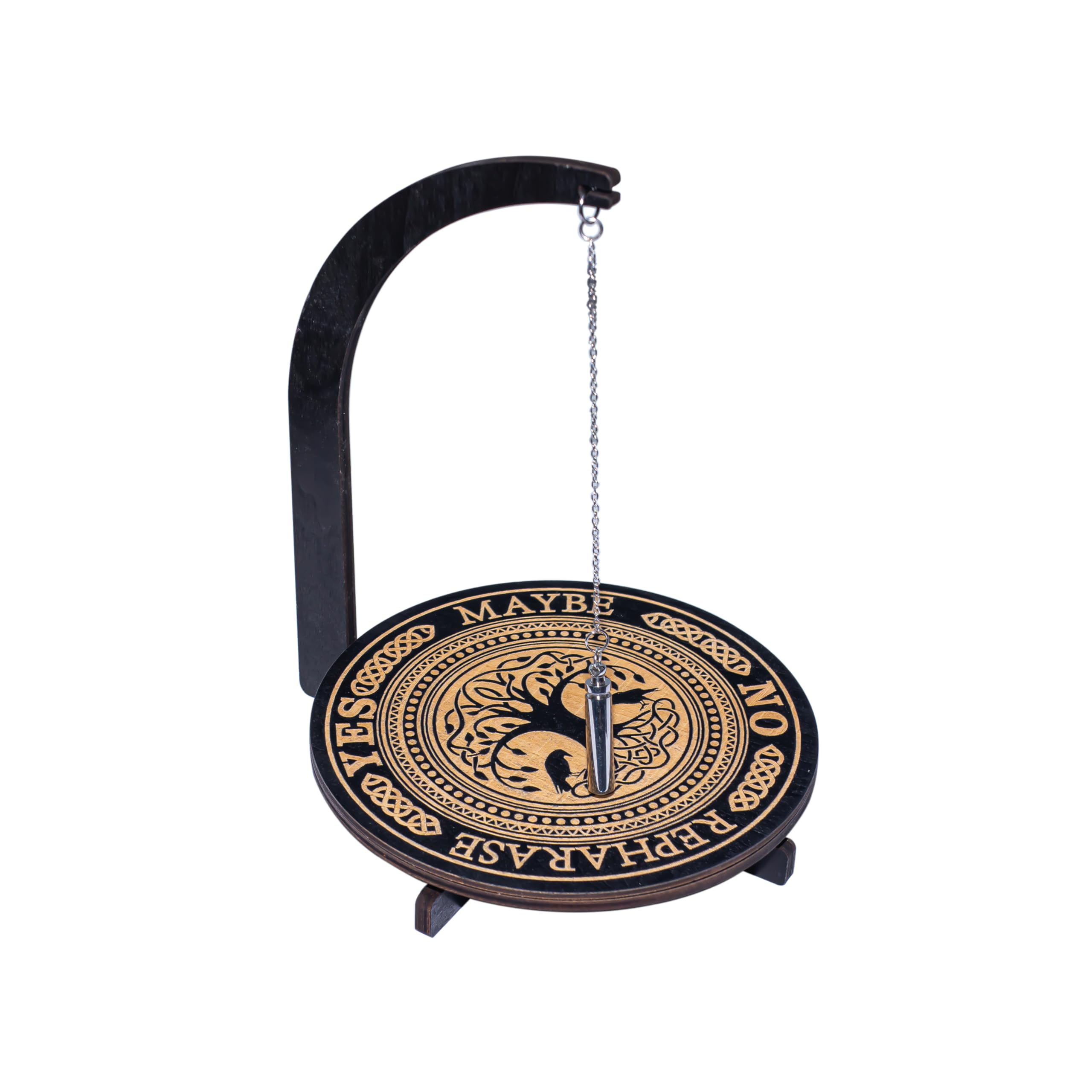 YIVFOX Mysterious and Downing Pendulum Stand Magnetic (4 Patterns Total) - 24x8.5x7 Magnetic Spiritual Decision-Making Tool