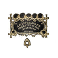 YIVFOX Ouija Board Magic Skull Divination Board for Party and Decoration, Wooden Spiritual Dialogue Board for Witchy Supplies