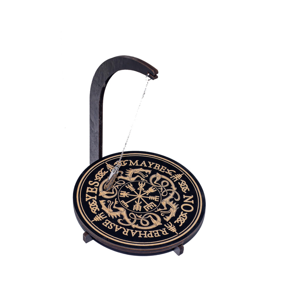 YIVFOX Mysterious & Divination Pendulum Stand Magnet (4 Patterns Total) - 24x8.5x7 Inch Magnetic Spiritual Decision Making Tool