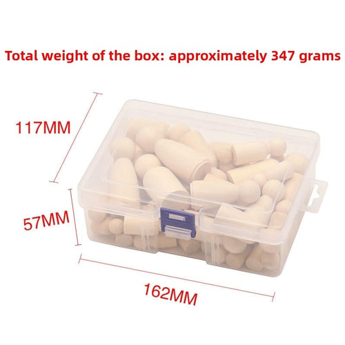 YIVFOX 50PCS Unfinished Wooden Peg Dolls for Crafts, Wooden Peg People for Painting, DIY Doll Making, Waldorf Crafts, Cake Toppers, Ornaments & School Projects