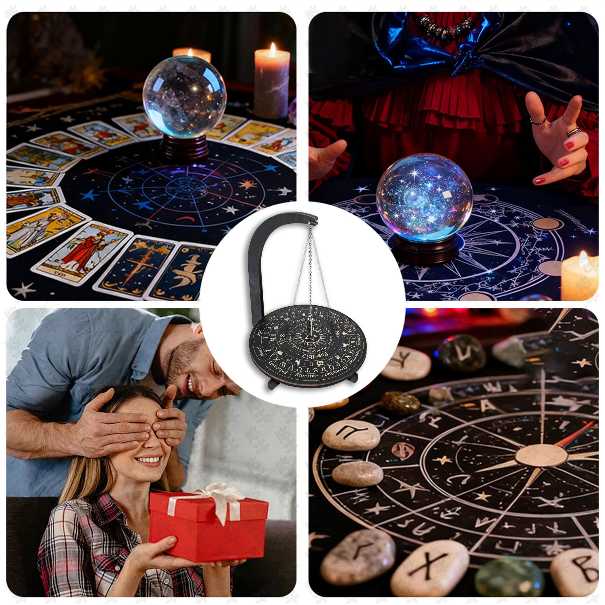 YIVFOX Magnetic Divination Stand, a Divination Stand with Constellation Design. It is a Magnetic Divination Tool for Exploring the Future and Assisting in Decision-Making.