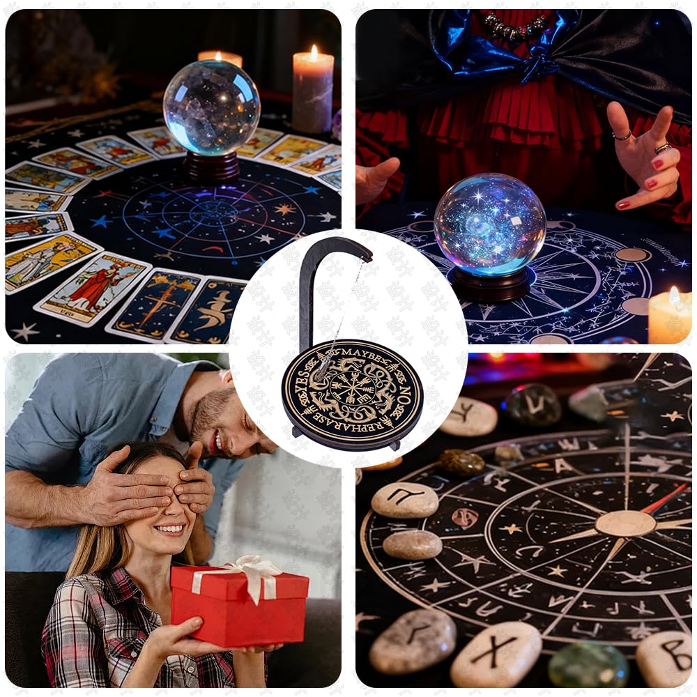 YIVFOX Mysterious & Divination Pendulum Stand Magnet (4 Patterns Total) - 24x8.5x7 Inch Magnetic Spiritual Decision Making Tool
